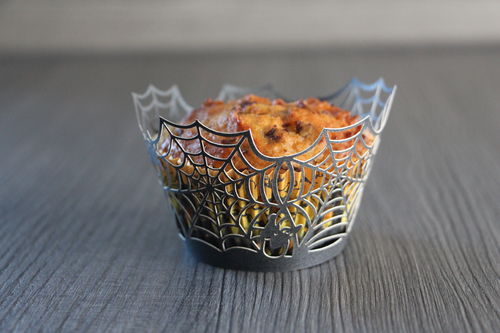 Muffin-/Cupcake-Wrapper "Spinnennetz"
